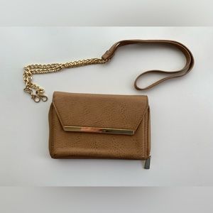 Faux Leather Wallet/ Crossbody